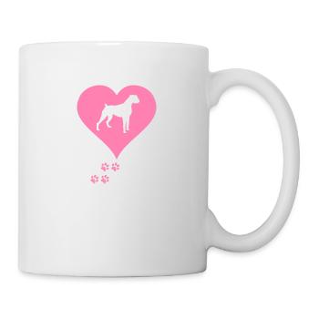 Deutscher Boxer - Tasse - Weiß - Rechts
