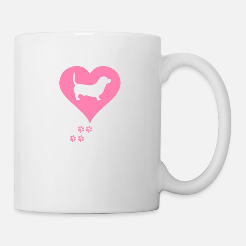 Dackel - Tasse - Weiß