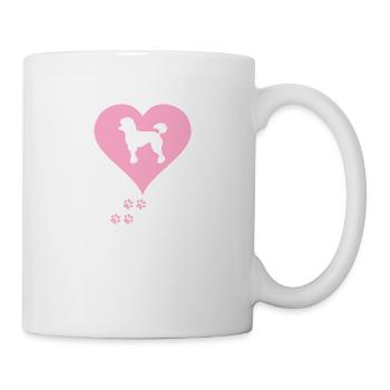 caniche - Mug blanc - blanc - Droite