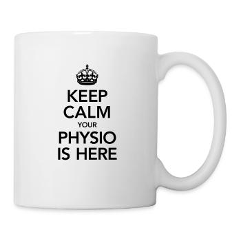 Keep Calm Your Physio Is Here - Mug - white - Right