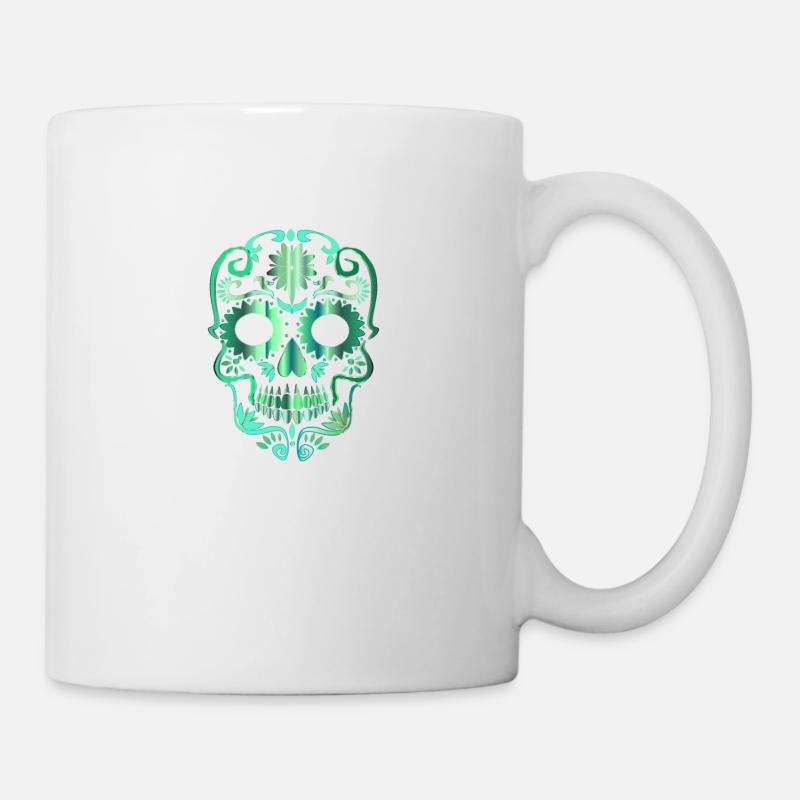 Skull - Tasse - Weiß