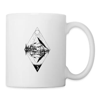 sun and moon - Mug - white - Right
