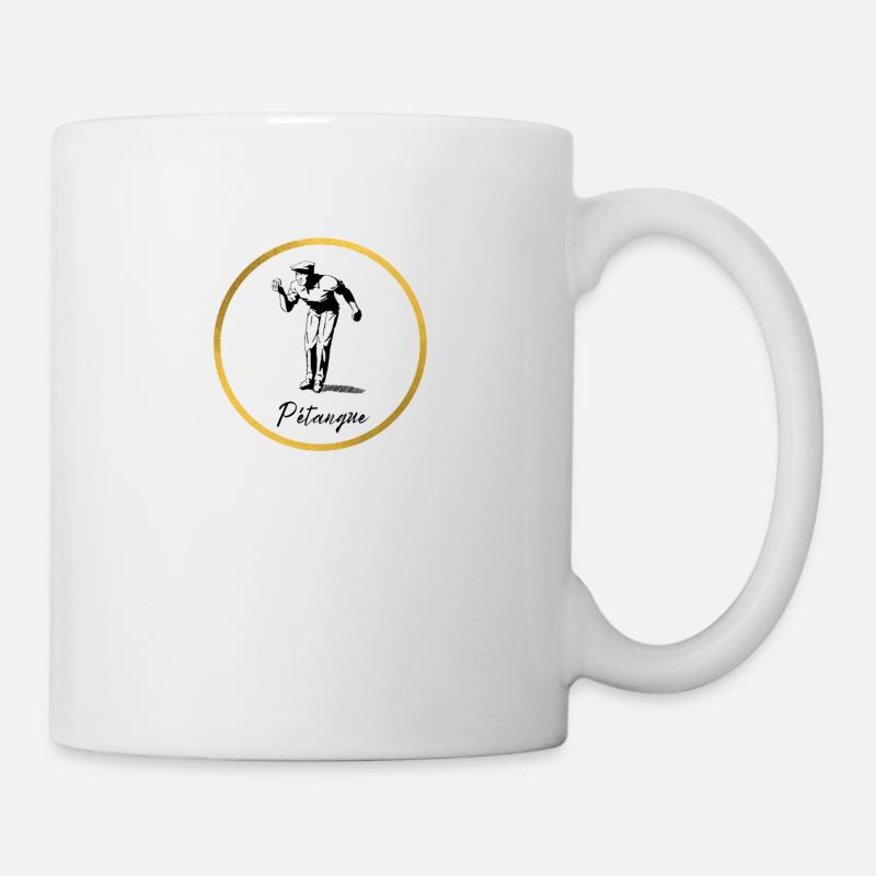 Petanque - Tasse - Weiß