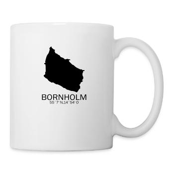 Bornholm cadeau Danemark disant Nord - Mug blanc - blanc - Droite