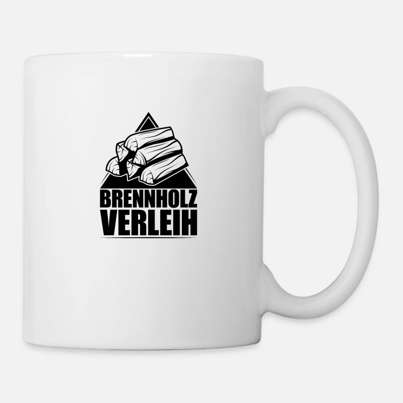 Bois de chauffage - Mug blanc - blanc