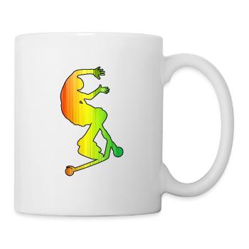 Freestyle-Roller - Tasse - Weiß - Rechts