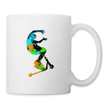 Freestyle-Roller - Tasse - Weiß - Rechts