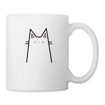 Conception de graphiques de chats - Mug blanc - blanc - Droite