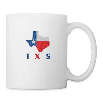 Femmes Just a Girl who loves Texas USA Drapeau couleur - Mug blanc - blanc - Droite