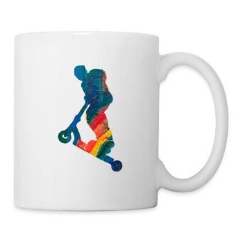 Freestyle-Roller - Tasse - Weiß - Rechts