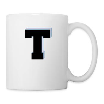Letter T - Transgender Flag - Mug - white - Right