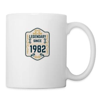 Legendär seit 1982 - Tasse - Weiß - Rechts