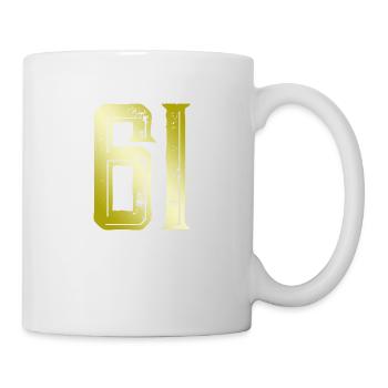 Symbole numérique 61 - Mug blanc - blanc - Droite