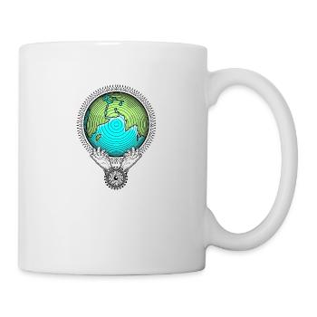 Save our Planet Earth Nature Protection Environmental Protection - Mug - white - Right