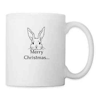 Weihnachtshase / weihnachten - Tasse - Weiß - Rechts