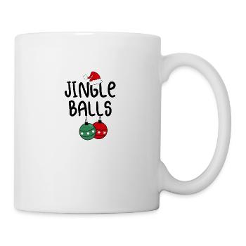 Jingle Balls Christmas Chest Nuts Matching Couple - Mug - white - Right