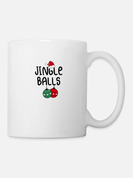 Jingle Balls Christmas Chest Nuts Matching Couple - Tasse - Weiß