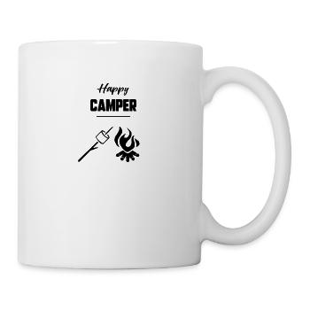 Happy camper - Mug blanc - blanc - Droite