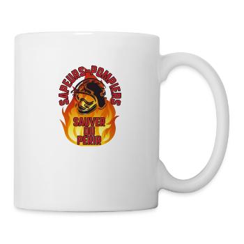 Sapeurs-pompiers sauver ou périr - Mug blanc - blanc - Droite