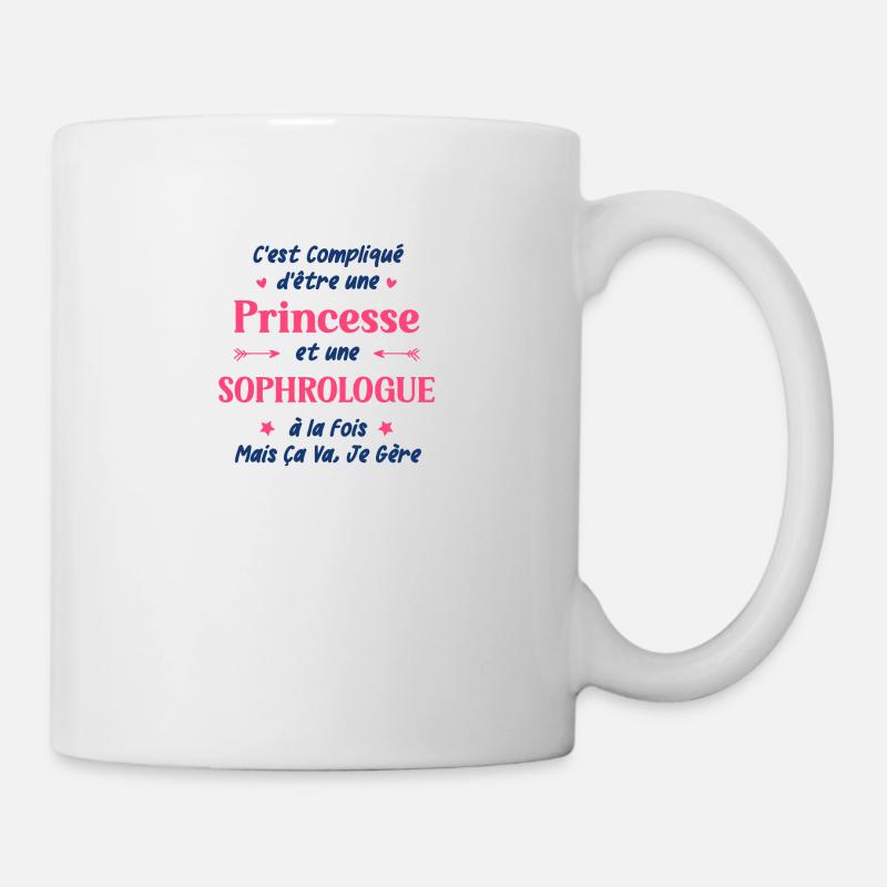 Une super sophrologue - Mug blanc - blanc