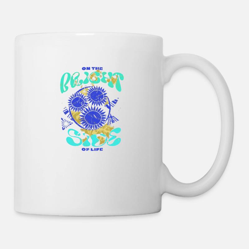 Du bon côté des choses - Mug blanc - blanc