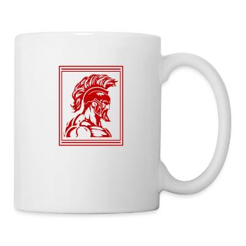 Muscles de gladiateurs guerriers spartiates - Mug blanc - blanc - Droite