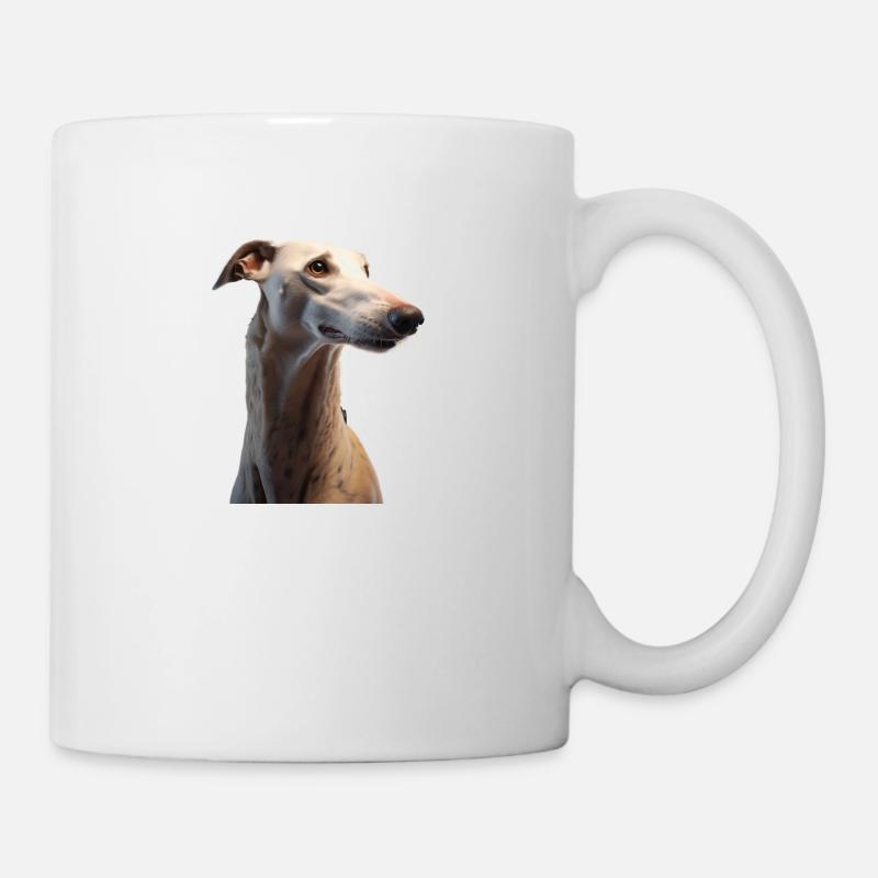 Greyhound Dog - Mug blanc - blanc