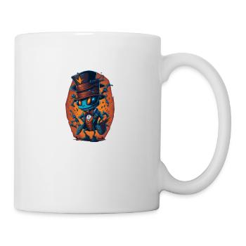 Ameise mit Hut Lustig - Tasse - Weiß - Rechts