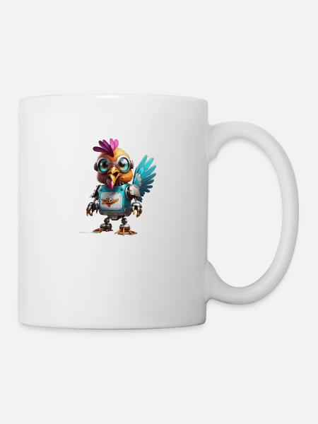 Robo chicken - Mug - white