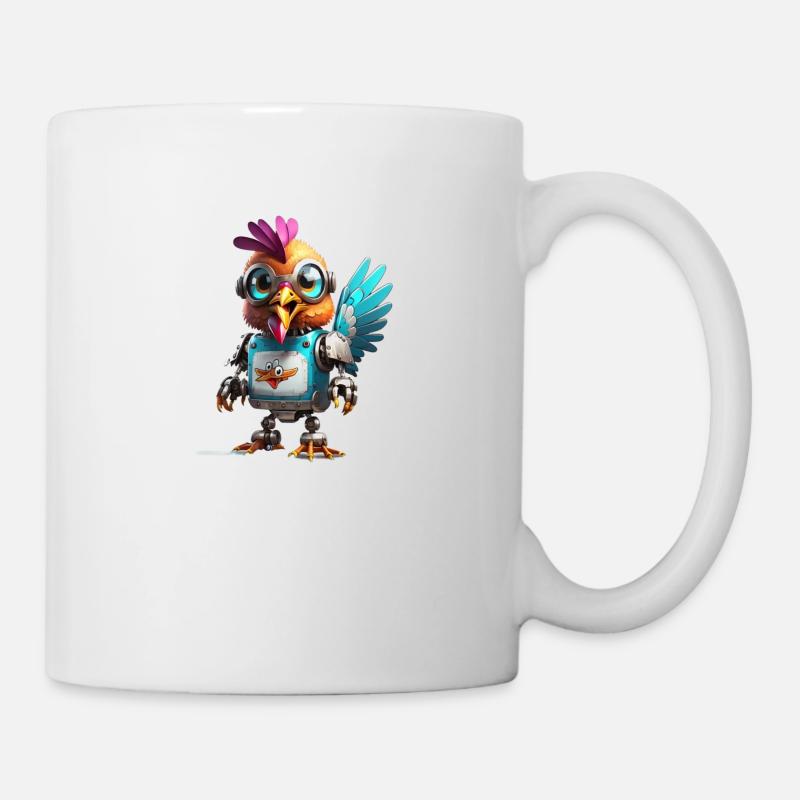 Poulet Robo - Mug blanc - blanc