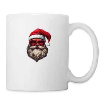 Ugly Christmas Santa Clause Logo Design - Mug - white - Right