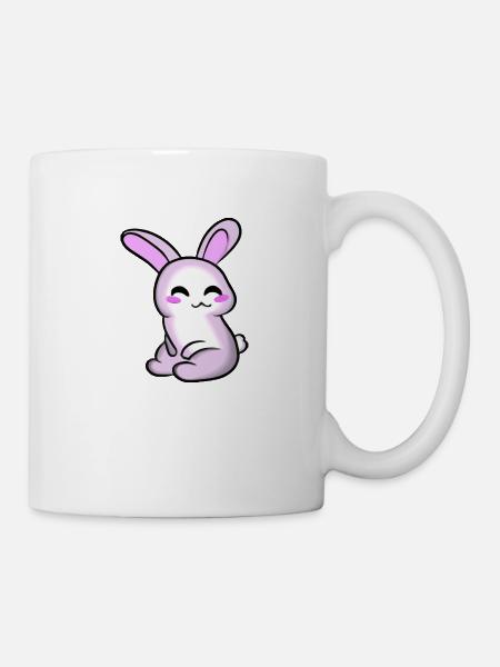 Super süßes Kaninchen - Tasse - Weiß