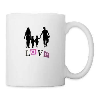 Familie - Tasse - Weiß - Rechts