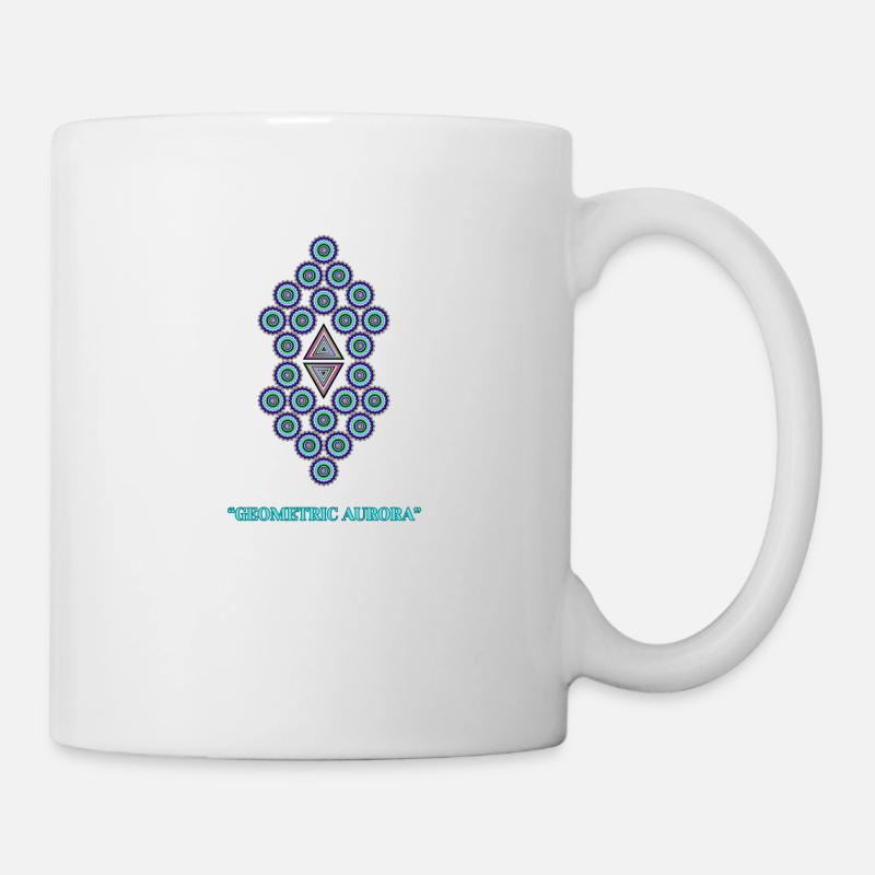 Geometric Aurora - Mug - white