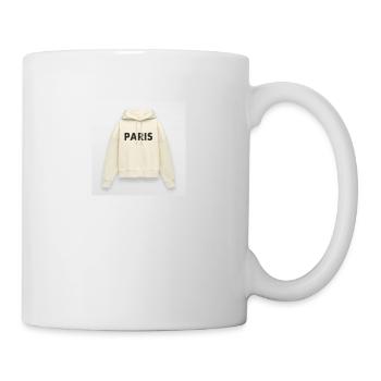 Paris Women's Pullover Hoodie - Mug - white - Right