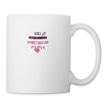 vétérinaire - Mug blanc - blanc - Droite