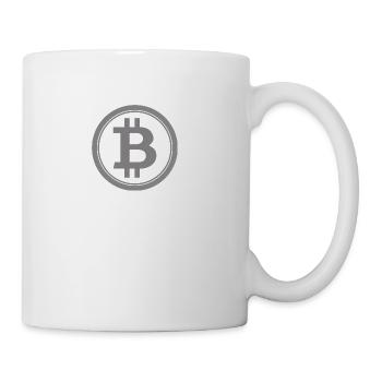 Bitcoin Logo 3 - Mug blanc - blanc - Droite