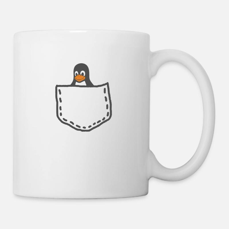 Tux Linux Penguin - Mug - white
