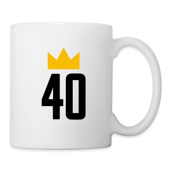 40 ans 40e anniversaire Cadeau d’anniversaire - Mug blanc - blanc - Droite