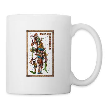 Le roi maya Chan Bahlum II - Mug blanc - blanc - Droite
