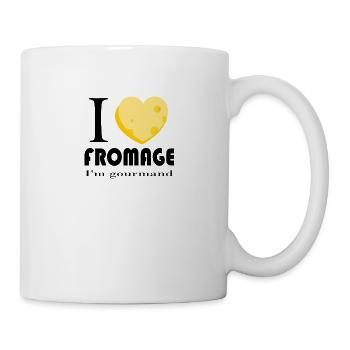 i love fromage - Mug blanc - blanc - Droite