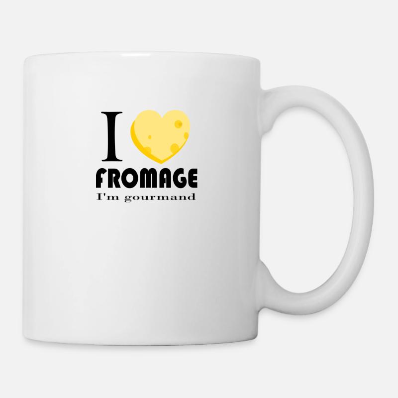 i love fromage - Mug blanc - blanc