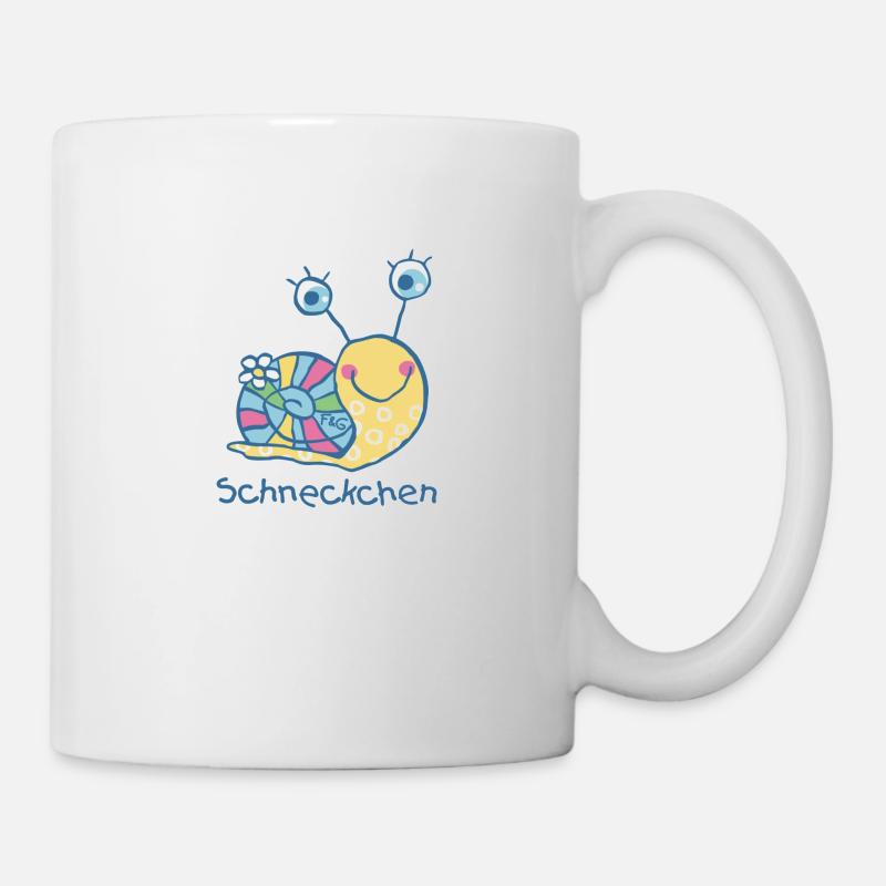 Schneckchen - Tasse - Weiß