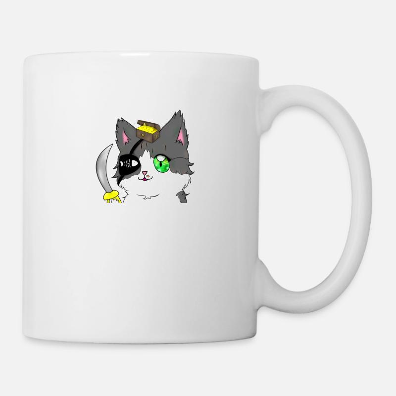 Piraten-Chat - Tasse - Weiß