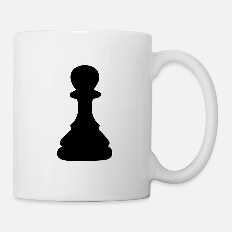 schach bauer - Tasse - Weiß