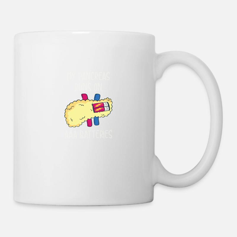 My Pancreas Runs On AAA Batteries - Mug - white