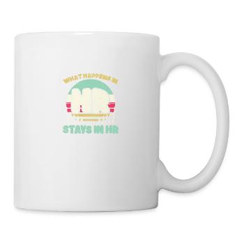 What Happens In HR Stays In HR - Mug - white - Right