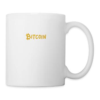 I accept bitcoin - Mug - white - Right