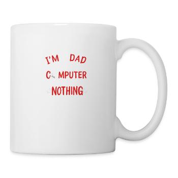 Je suis papa et un programmeur informatique - Mug blanc - blanc - Droite