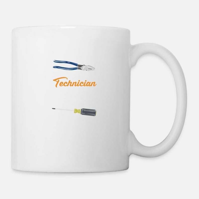 Maintenance Technician Because You Broke Something - Mug blanc - blanc